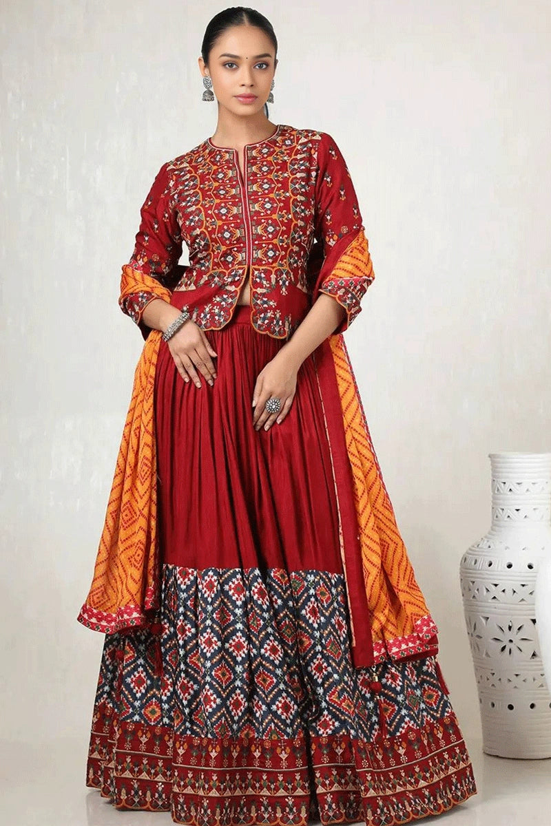 Designer Ready To Wear Ghagra Choli For Dandiya Night