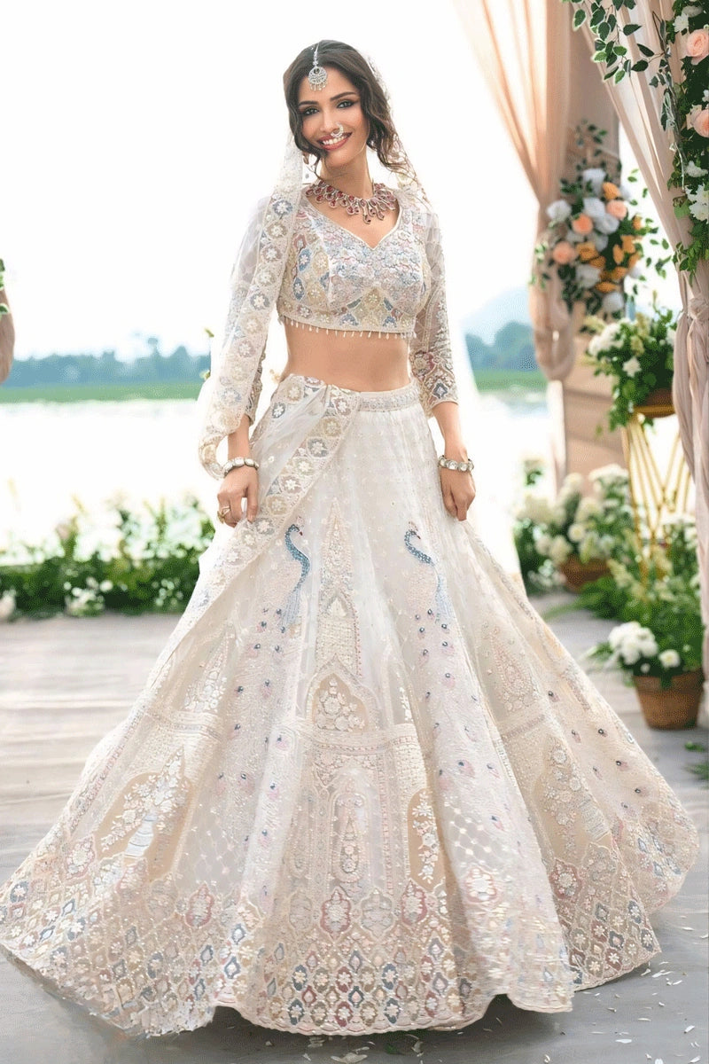 Indian Wedding Dress Modern Wedding Crop Top Lehenga Pernia's Pop Up Shop Falguni Shane Peacock Women Indian Wedding Dress Modern Wedding Crop Top Lehenga Pernia's Pop Up Shop Falguni Shane Peacock Women