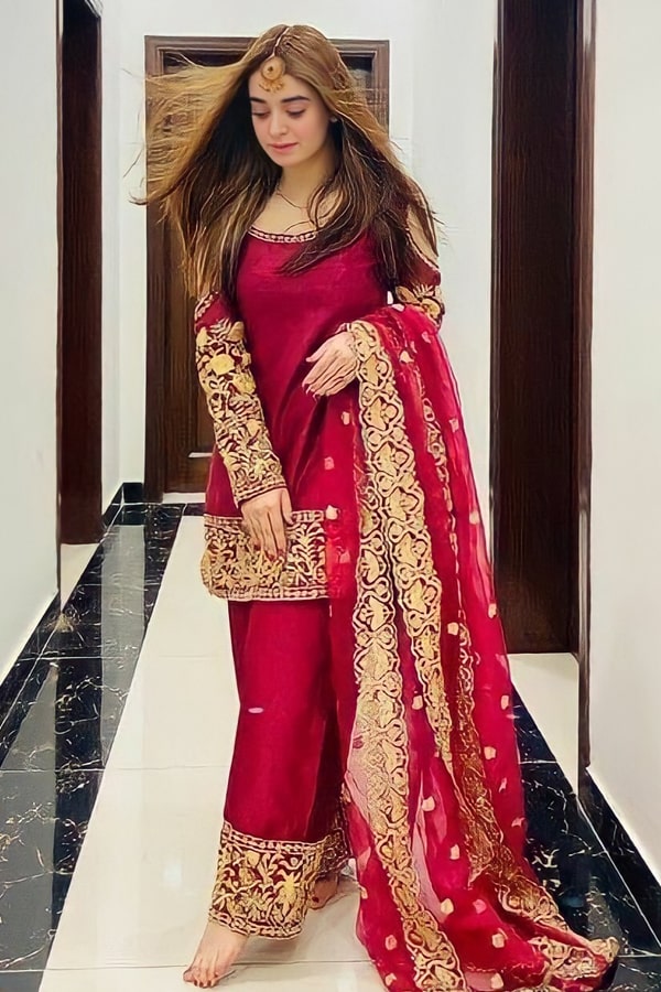 Latest Red Salwar Suit For Wedding Party 2022