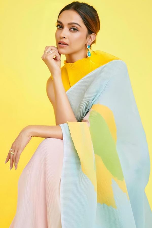 Deepika Padukone Yellow Saree KBC Buy Online