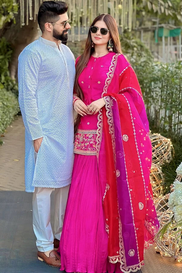 Party Wear Lehenga With Top Design For Wedding