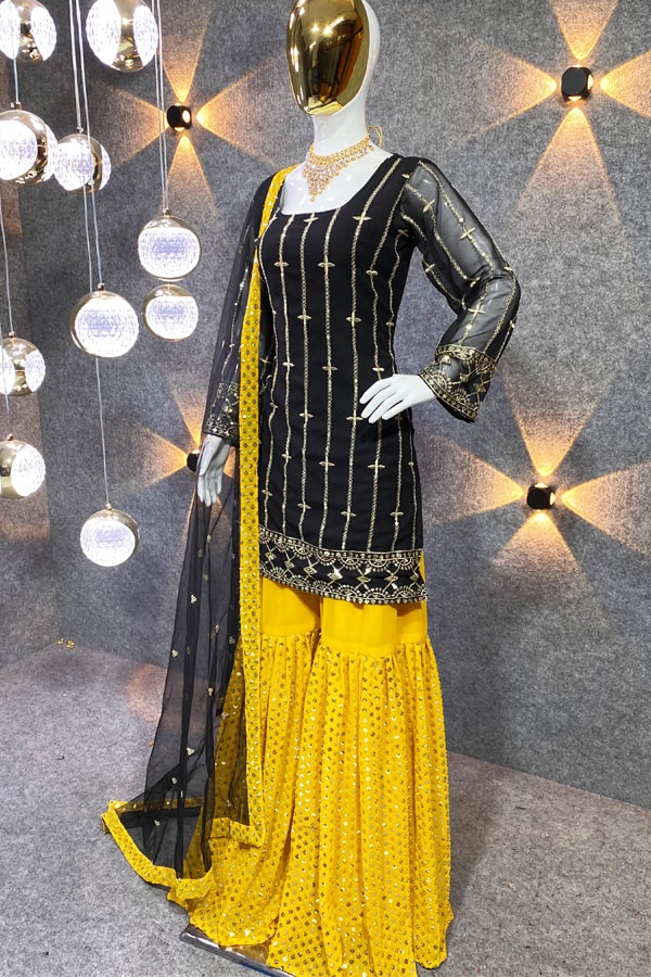 Party Wear Sharara Dress With Price - Anaya Designer Studio Party Wear Sharara Dress With Price - Anaya Designer Studio