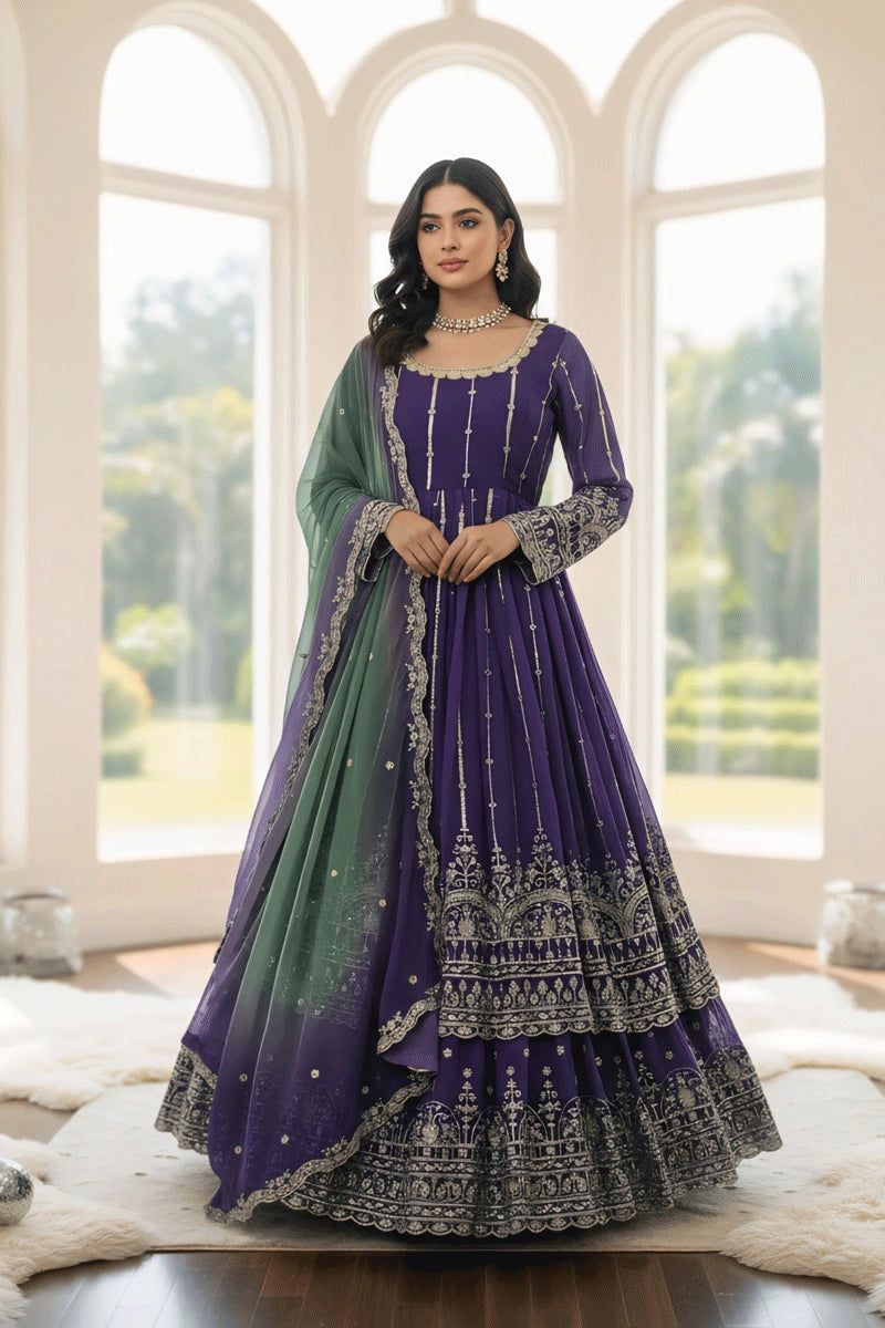 Sister Wedding Special Sequence Lehenga Dress