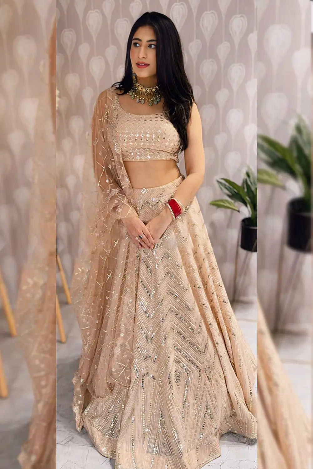 Crop fashion lehengas designs