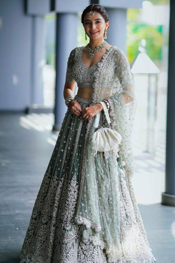 Designer lehenga for bride with price hotsell