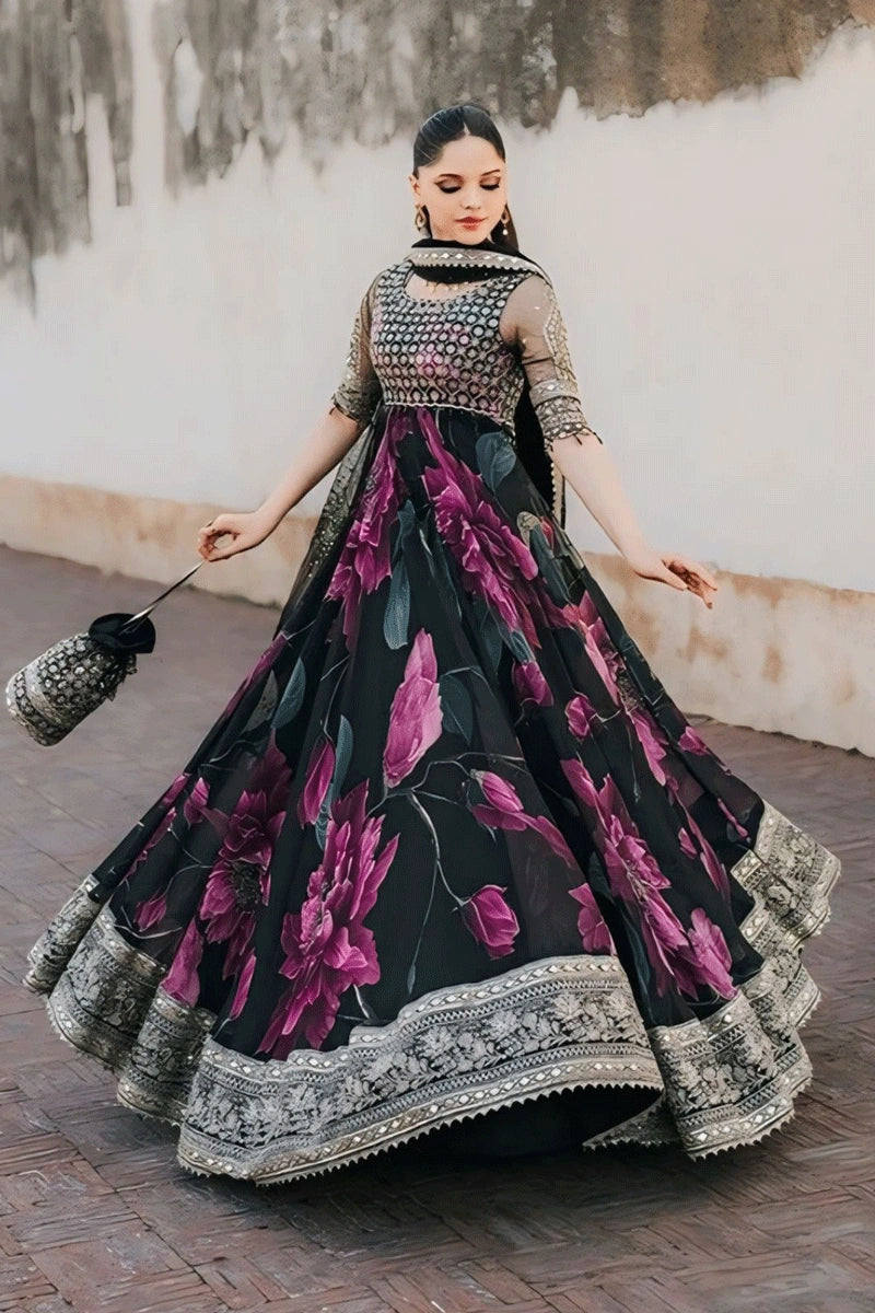 Woman Very Long Frock Designer Anarkali Suits Latest Long Anarkali Frock For Wedding Beautiful Sequins Work Woman Very Long Frock Designer Anarkali Suits Latest Long Anarkali Frock For Wedding Beautiful Sequins Work