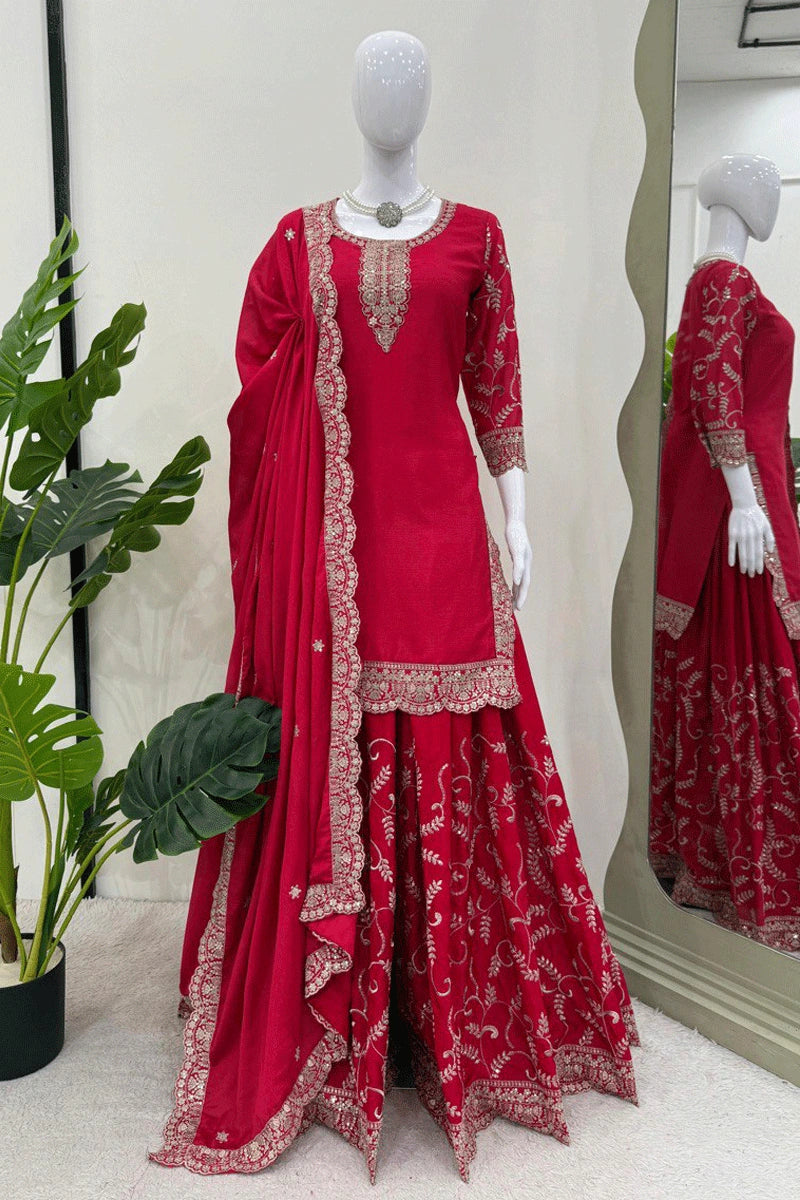 Ramzan Eid Special Sharara Suit For Girls