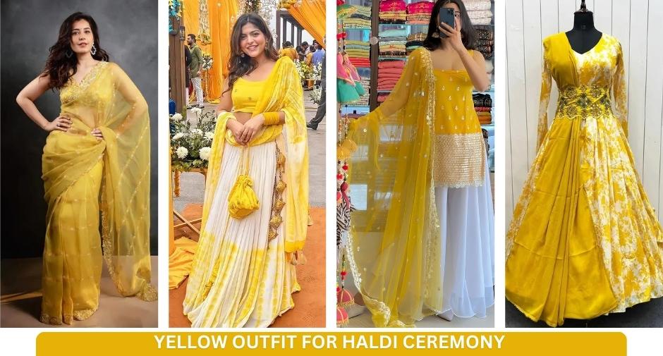 The Most Vibrant Outfit For Haldi Ceremony - Anaya Designer Studio