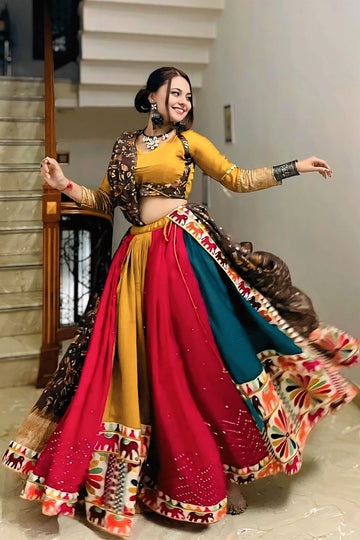 Navratri Special Heavy Flair Ghagra Choli For Women