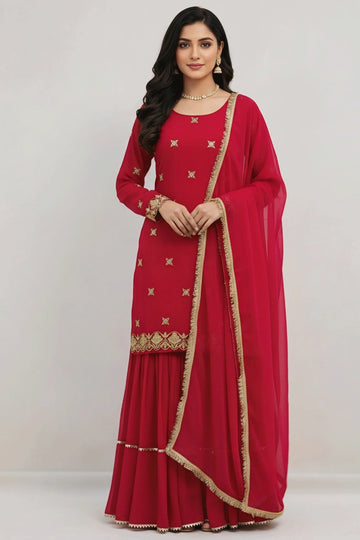 Karva Chauth Special Sharara Suit For Women