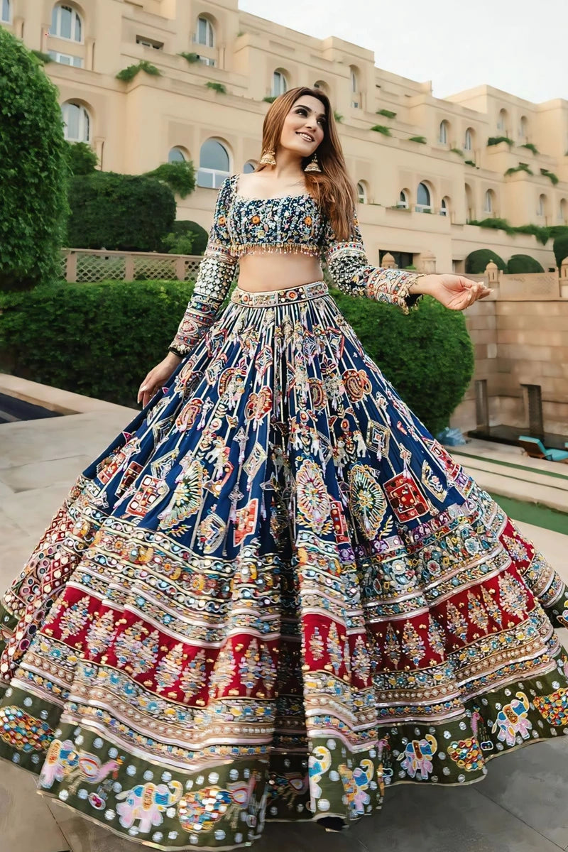 cotton lehenga dress Cotton Burgundy Maroon Gota Patti Embroidered Flared Lehenga LLCV119203