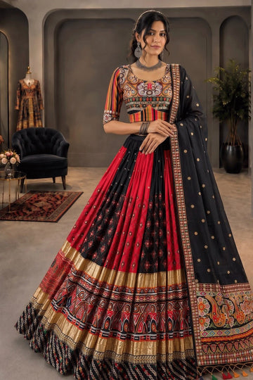Navratri Special Multicolor Gharga Choli For Girl