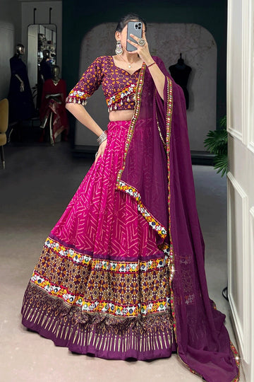 Ready To Wear Gujarati Style  Chaniya Choli For Garba Night