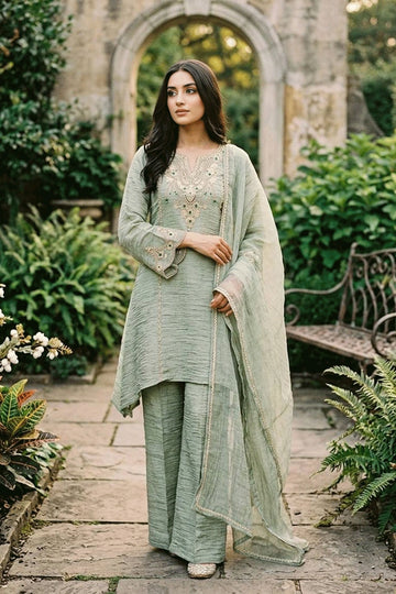 Salsa Silk Fabric Sharara Dress For Raksha Bandhan