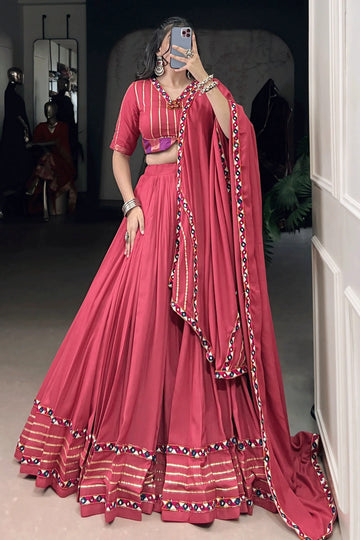 Traditional Gujarati Style Chaniya Choli For Navratri