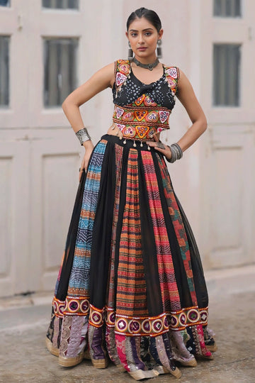 Fully Stitched Heavy Flair Lehenga Choli For Garba Night