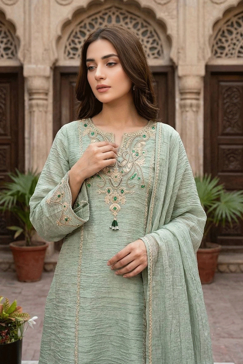 Salsa Silk Fabric Sharara Dress For Raksha Bandhan