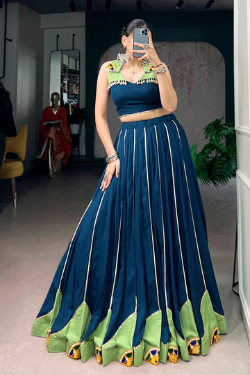 Latest Fully Stitched Kodi Work Lehenga Choli For Gen Z Girl