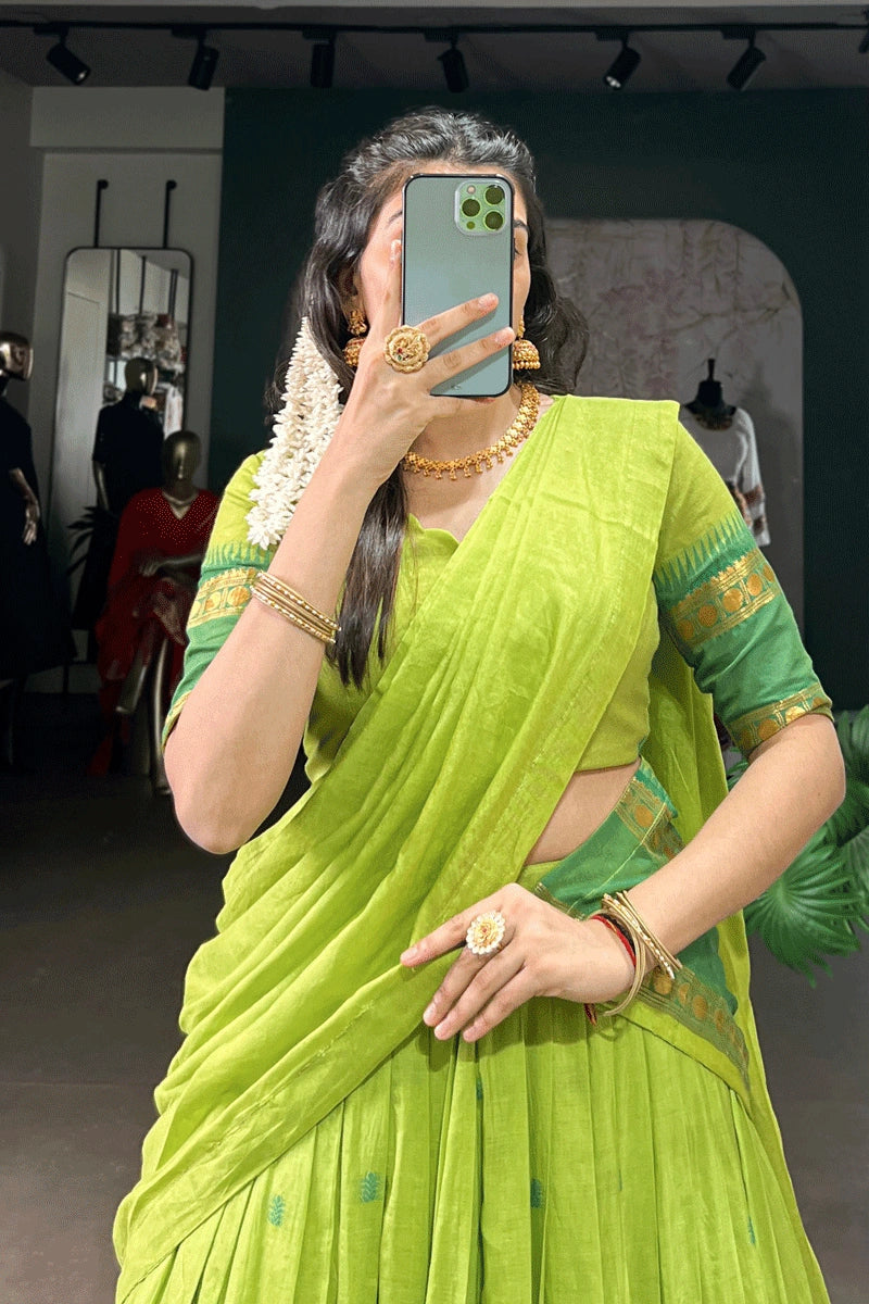 Pongal Festival Special Half saree For Girl