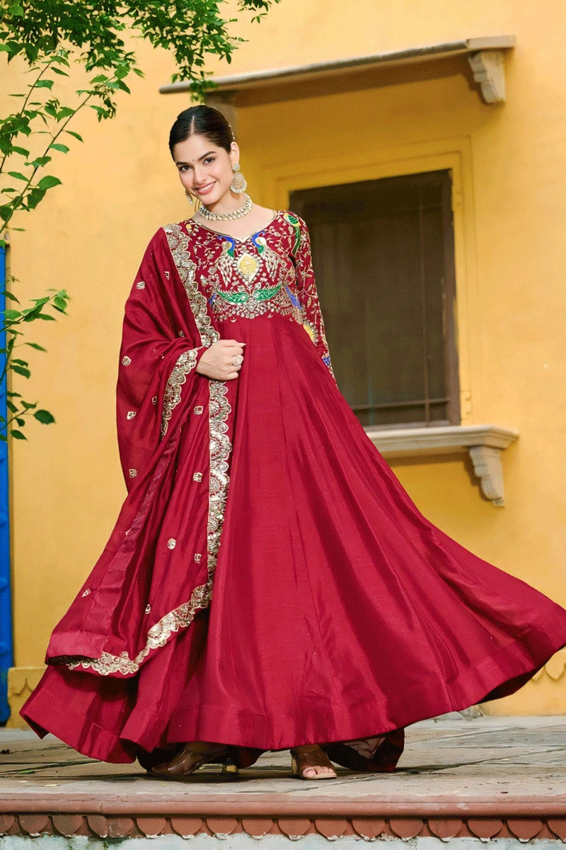 Girl Dress Style Pic Silk Saree Long Dress Designer Dresses For Ladies For Party Gown For Raksha Bandhan Anaya Designer Girl Dress Style Pic Silk Saree Long Dress Designer Dresses For Ladies For Party Gown For Raksha Bandhan Anaya Designer