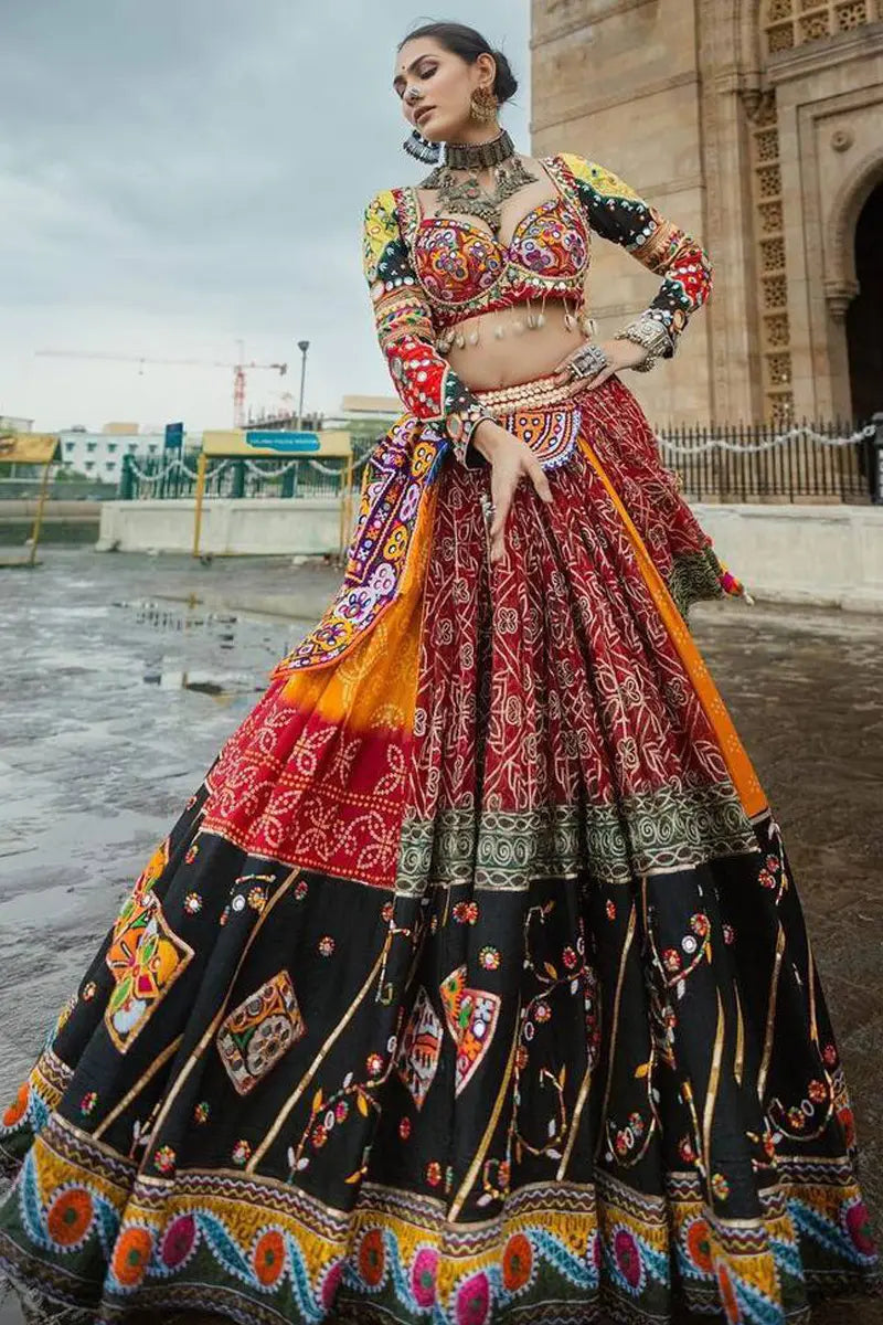 black chaniya choli for navratri