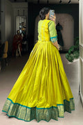 Yellow Haldi Lehenga
