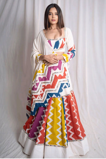 Navratri Special Heavy Flair Colorful Ghagra Choli