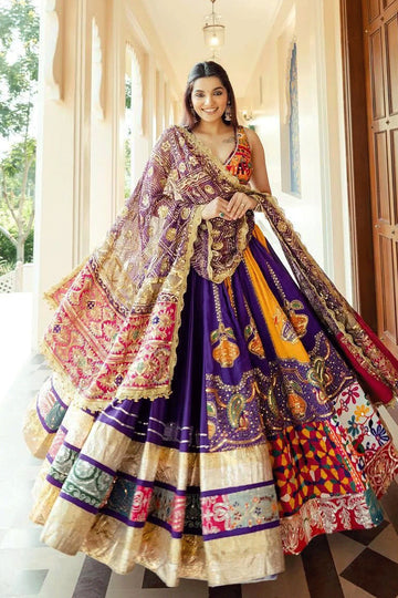 Latest Prachi Solanki Designer Heavy Flair Chaniya Choli For Garba