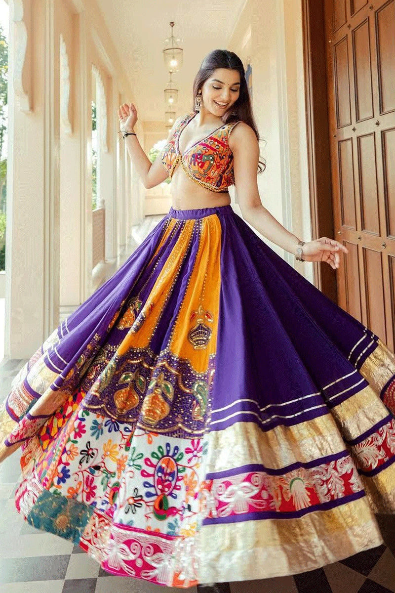 Latest Prachi Solanki Designer Heavy Flair Chaniya Choli For Garba