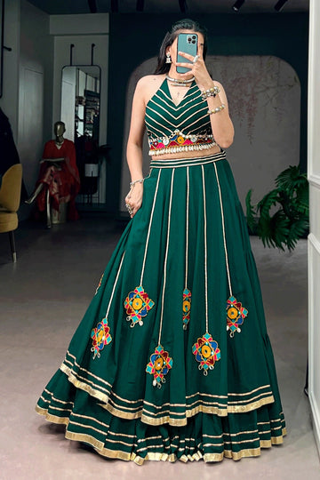 Latest Backless Blouse With Lehenga For Dandiya Night