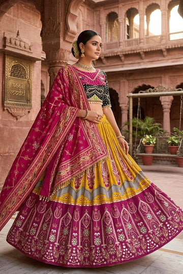 Real Mirror Work Lehenga Choli For Navratri