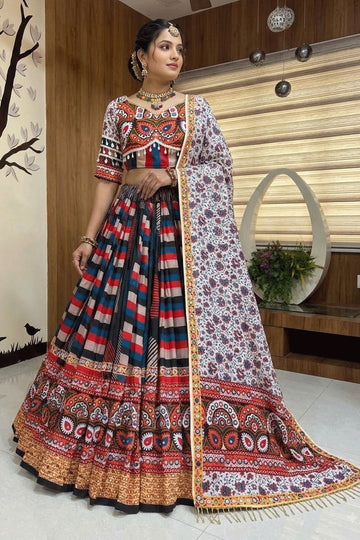 Multi Color Chaniya Choli For Navratri Garba