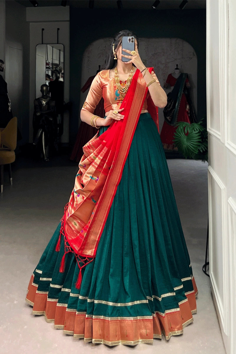 Silk Fabric Half Saree