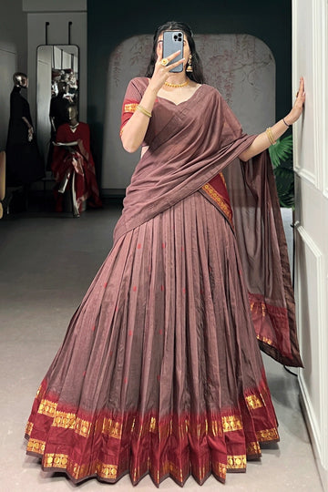 Onam Festival Special Half Saree For Girl