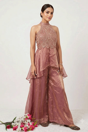 Party Wear Sharara With Handwork Top For Gen Z Girl