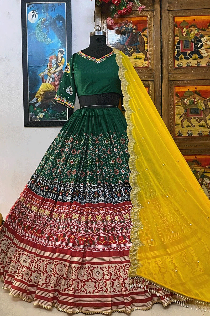 3 colour chaniya choli for navratri