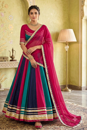 Fully Stitched Multi Color Chaniya Choli For Garba