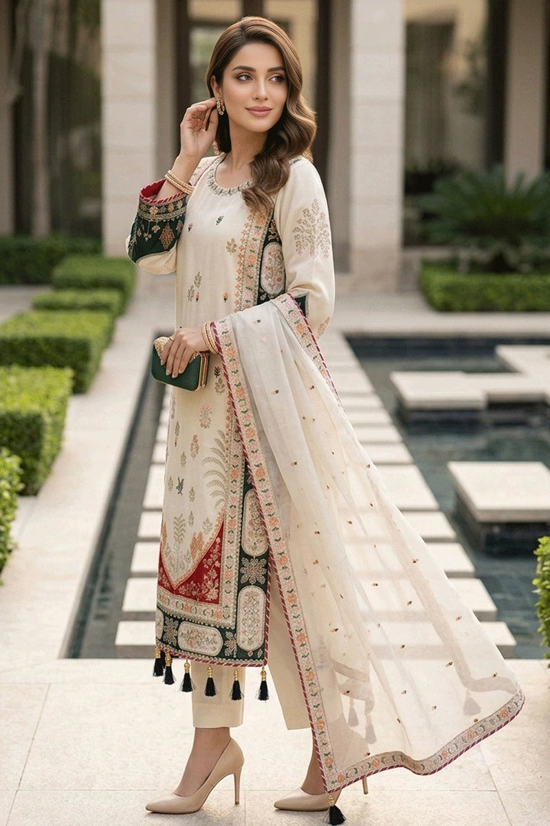 Rakhi Special Sequence Work White Dress For Gen Z Girl
