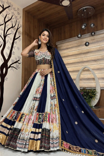 Navratri Special Designer Multi Color Chaniya Choli