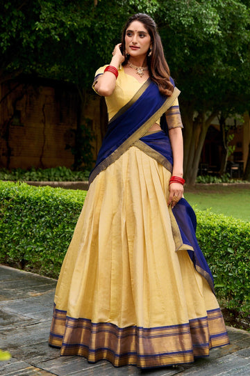 Traditional Fully Stitched South Indian Half Saree