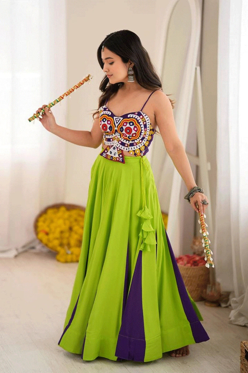 Designer Heavy Flair Lehenga Choli For Dandiya Night