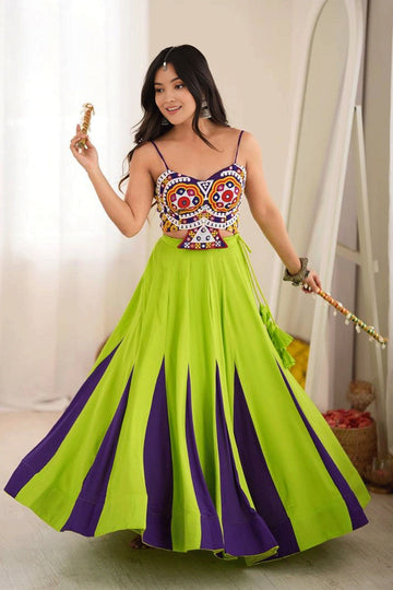 Designer Heavy Flair Lehenga Choli For Dandiya Night
