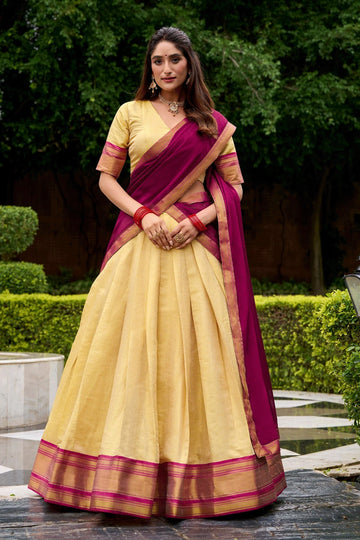 Pongal Celebration Traditional Half Saree