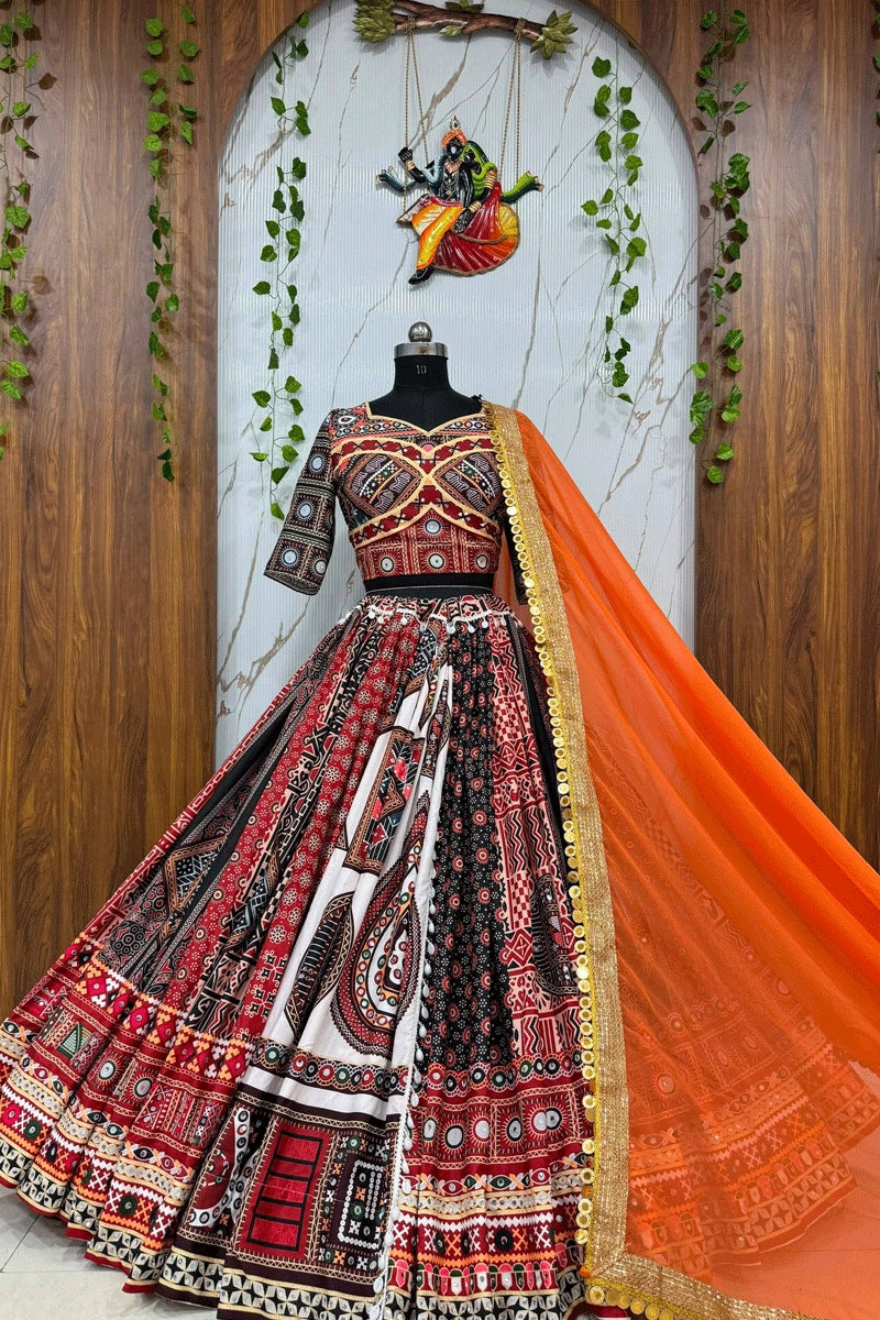 Latest Navratri Special Digital Print Chaniya Choli