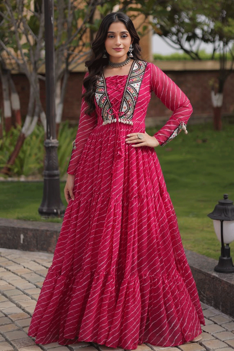 formal puja dress Durga LowStock:43372644401203