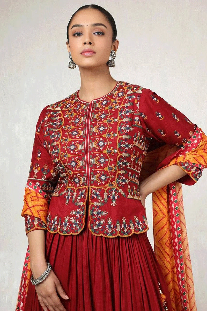 Designer Ready To Wear Ghagra Choli For Dandiya Night