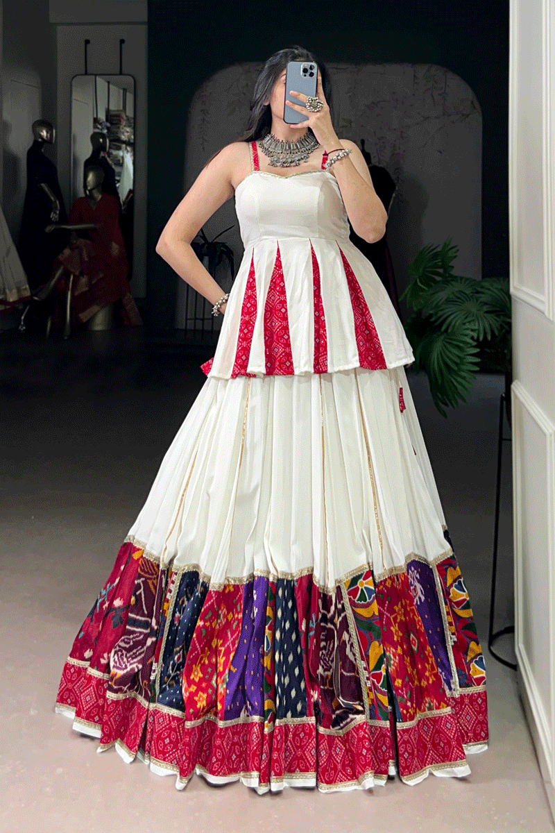 Navratri Special Western Look Fully Stitched Chaniya Choli