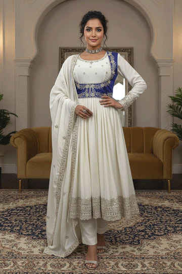 Designer Koti Style Anarkali Suit For Reception Party