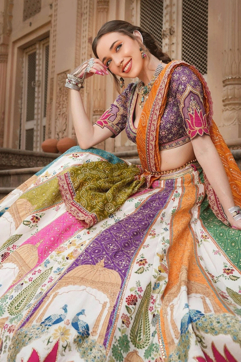 Beautiful Navratri Special Ghagra Choli For Women