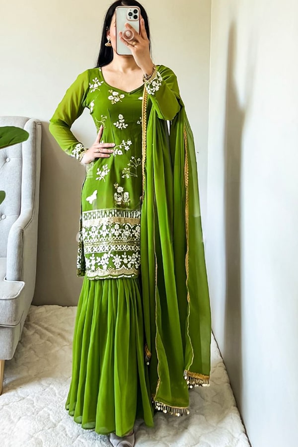 All New Modern Punjabi Sharara Suits For Girls - Anaya Designer Studio